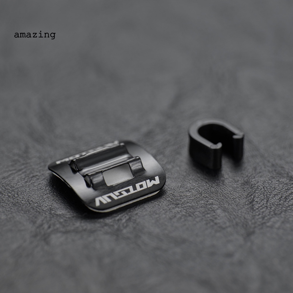 Bộ 6 Kẹp Cố Định Dây Cáp Màu Đen Siêu Bền Tiện Dụng Cho Xe Đạp Leo Núi