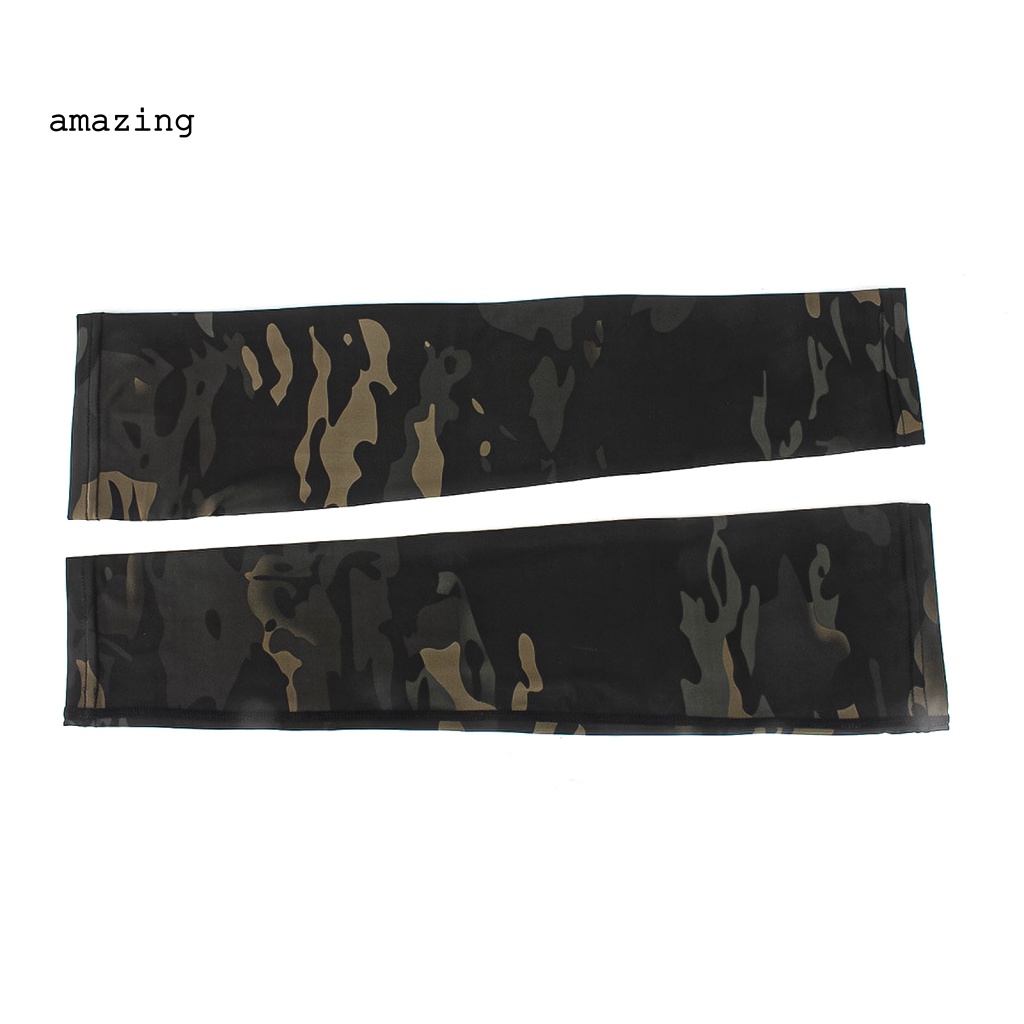 1 Cặp Vỏ Bọc Cánh Tay Làm Mát Bằng Polyester Tiện Dụng Khi Lái Xe / Leo Núi / Đi Biển /