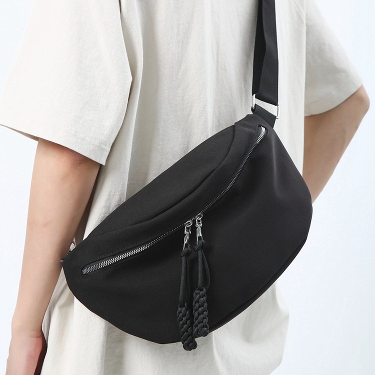 Túi Đeo Chéo Ngực Cỡ Lớn Phong Cách Thể Thao Nhật Bản Cho Nam