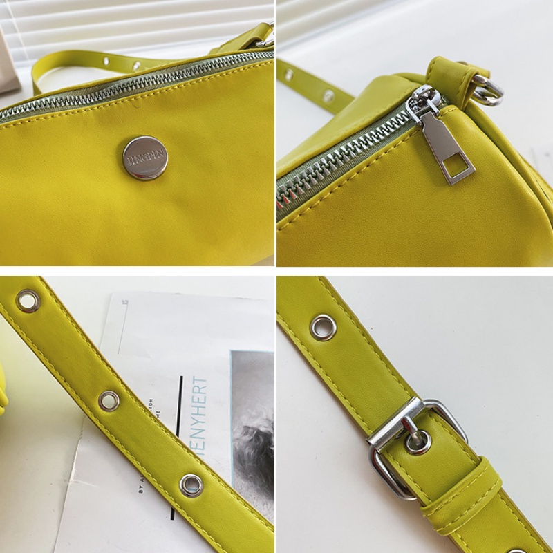 Túi Đeo Chéo Bằng Da pu Màu Trơn Phong Cách retro Thời Trang 2023 Mới