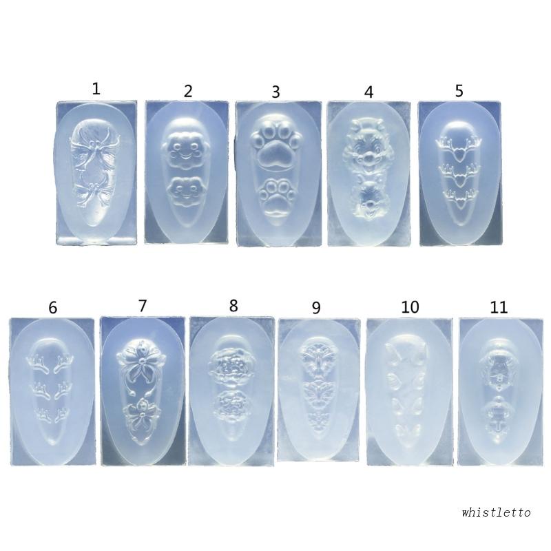 Khuôn Tạo Họa Tiết Trang Trí Móng Tay Nghệ Thuật DIY