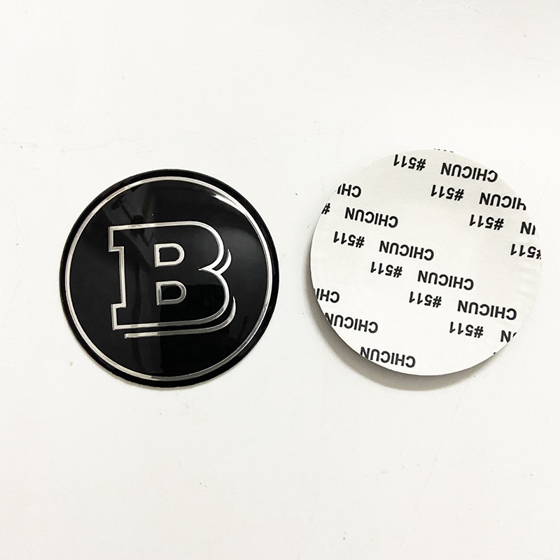 Miếng Dán logo Vô Lăng 52mm Cho Mercedes benz 29mm 38mm Iconm AMG BRABUS Lancer