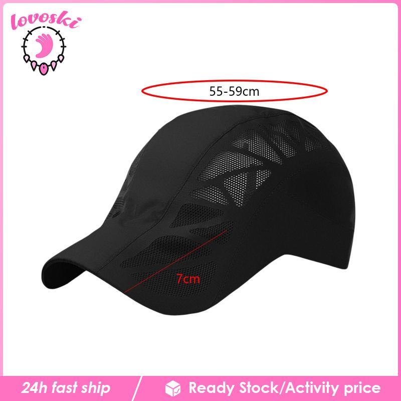 Mũ Lưỡi Trai Phối Lưới Nhanh Khô Thời Trang Mùa Hè Cho Nam Và Nữ