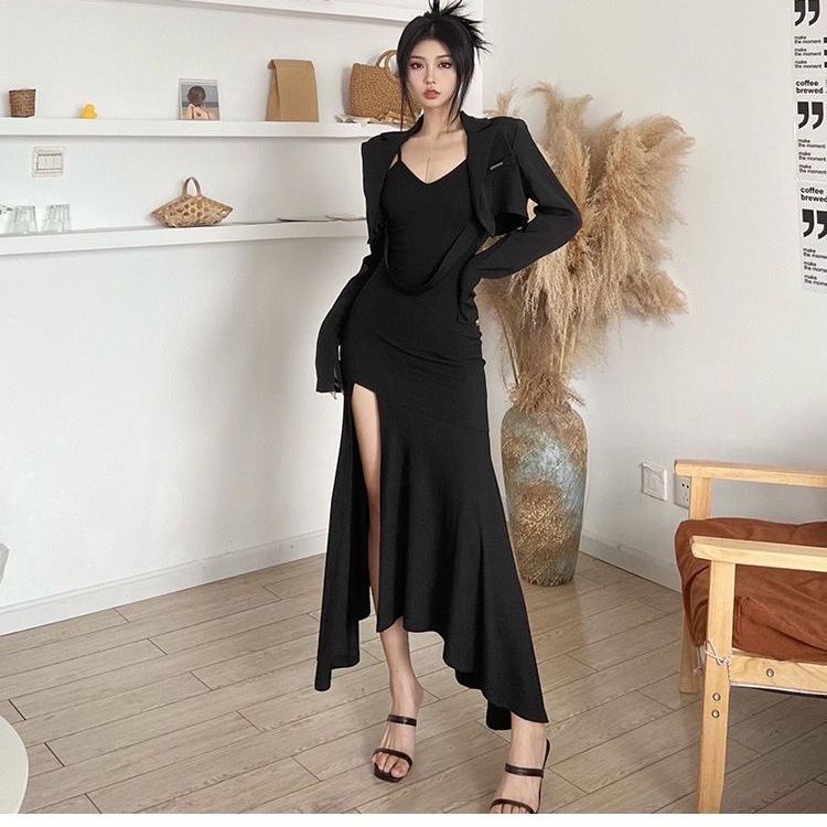 Đầm Đuôi Cá Lệch Tà Quyến Rũ Thời Trang Hè Cho Nữ