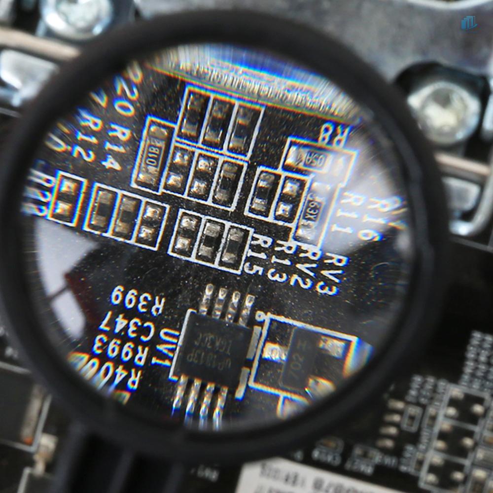 Kính Lúp Đa Năng 3X / 4.5X / 25X Có Đèn LED Và Giá Đỡ Để Bàn Tiện Dụng