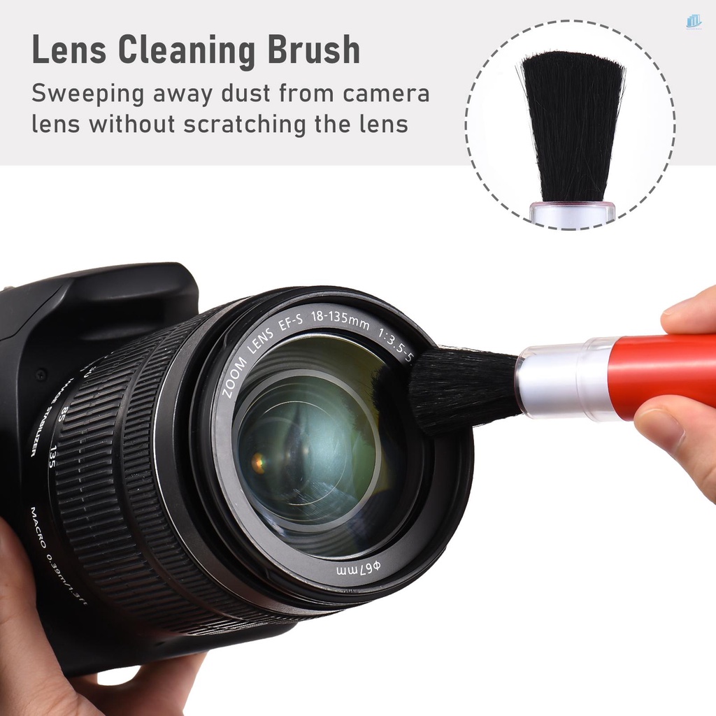 Găng Tay Chống Tĩnh Điện 3 Trong 1 + 1 Cặp Găng Tay + 1 Bàn Chải Vệ Sinh + 1 Khăn Lau Máy Ảnh Kỹ Thuật Số DSLR