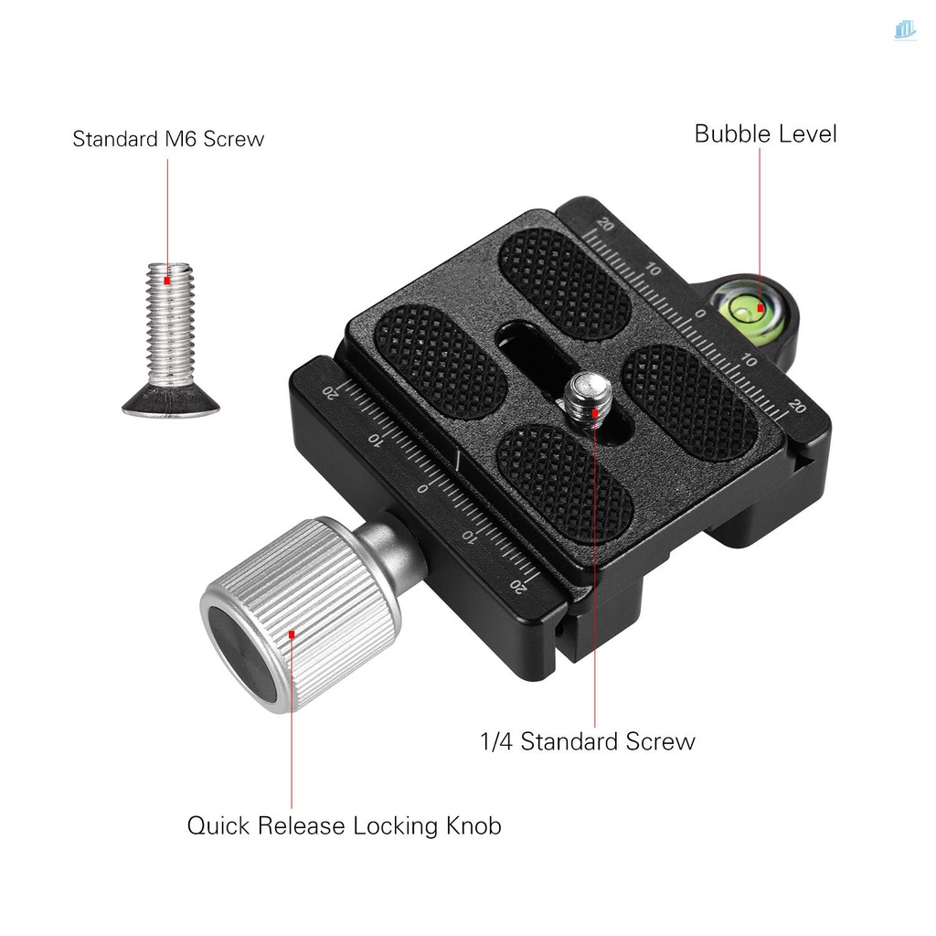 Kẹp Máy Ảnh Thông Minh Andoer DC-50P Bằng Hợp Kim Nhôm Tháo Gỡ Nhanh Chuyên Nghiệp