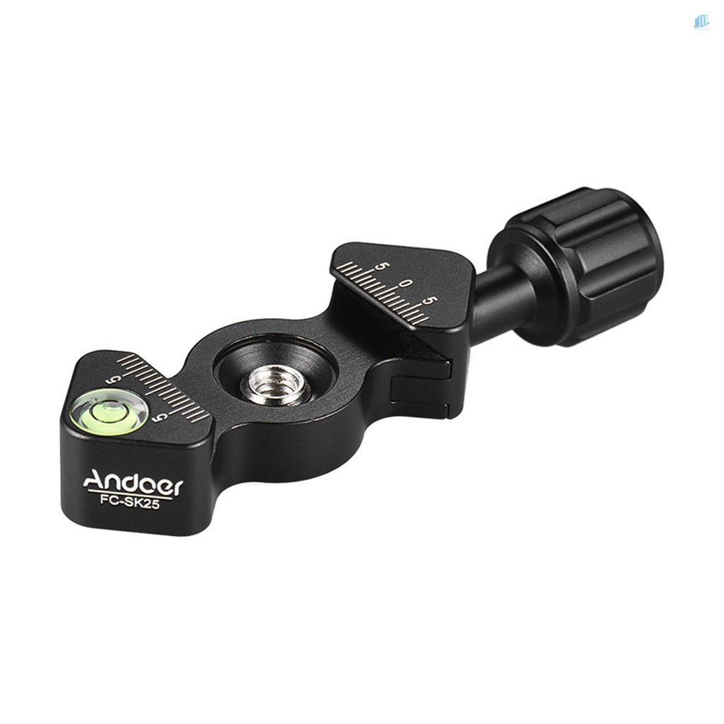 Kẹp Tháo Lắp Nhanh Bằng Hợp Kim Nhôm Andoer FC-SK25 1 / 4 &quot;&amp; 3 / 8&quot; Cho RSS Arca-Swiss Kirk Mark Benro Sirui SUNWAYFOTO