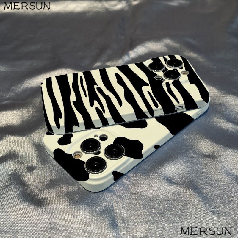 Ốp Điện Thoại Cứng Họa Tiết Ngựa Vằn Nhật Bản Hàn Quốc 13 14 xr Xs Max 12Plus C3MD