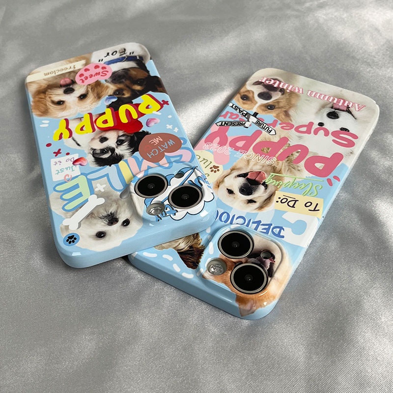 Ốp Điện Thoại Cứng Họa Tiết Chú Chó Dễ Thương Cho iphone14xr7 13 11puppyxs8 / Apple iPhone12 / BVG8
