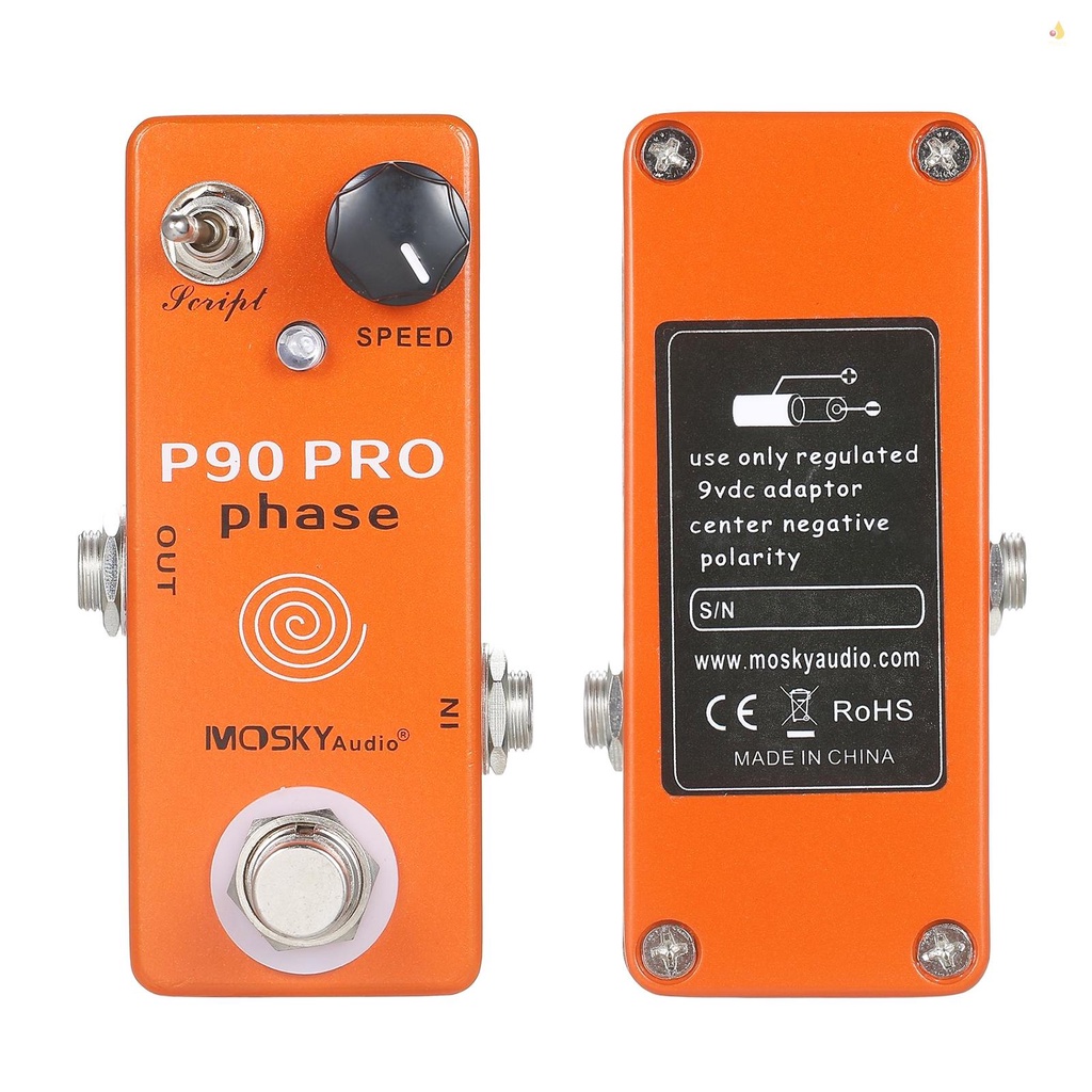 Bàn Đạp Hiệu Ứng Đàn Guitar MOSKYaudio P90 PRO Phaser Mini Vintage