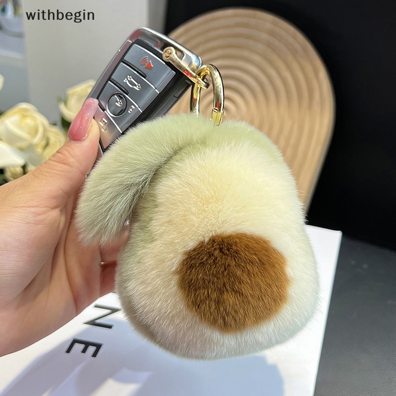 Móc Khóa Hình Quả Bơ Nhồi Bông Dễ Thương