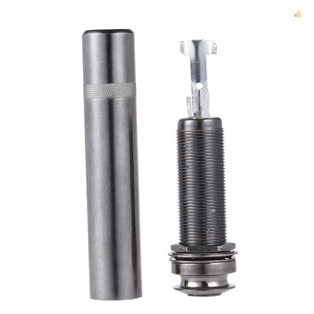 Ổ Cắm Đầu Ra Mono 65mm Bằng Đồng Thau Cho Đàn Guitar Điện Acoustic 6.35mm 1 / 4 Inch