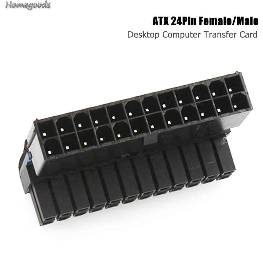 Bo Mạch Chủ ATX 24Pin Female Sang 24Pin Male 90 Độ Mới 2023