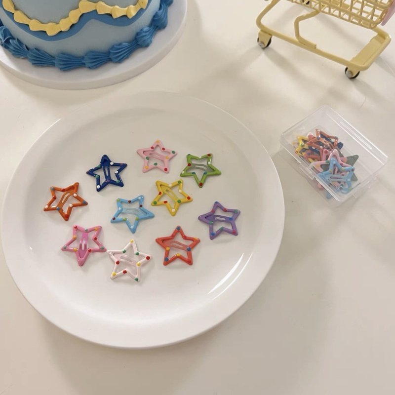 Kẹp Tóc Hình Nơ / Gấu / Ngôi Sao Xinh Xắn Cho Lễ Hội