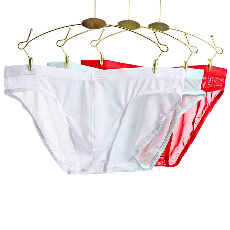 Quần Lót Vải Tuyn Co Giãn Thoáng Khí Thoải Mái Cho Nam