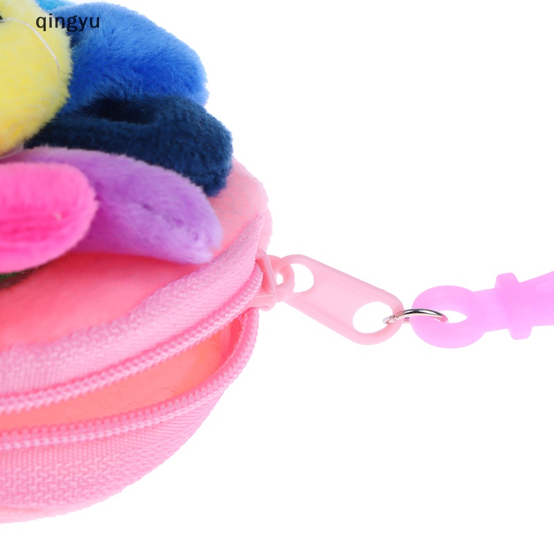 1 Móc Khóa Hình Hoa Hướng Dương Mặt Cười Nhồi Bông Nhiều Màu Sắc qingyu