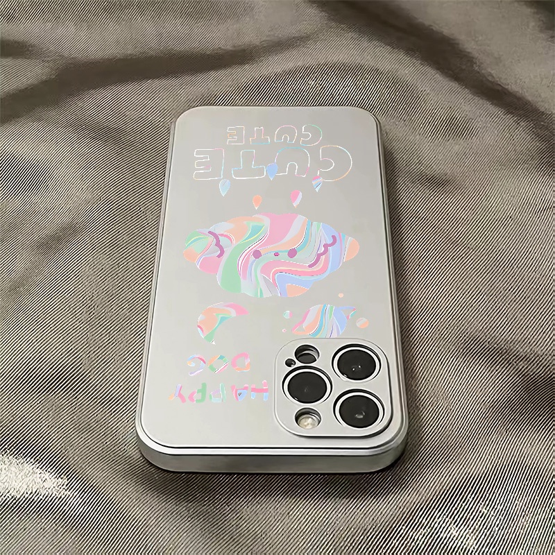 Ốp Điện Thoại Silicon TPU Mềm Mạ Điện Dễ Thương Chống Sốc Cho IPhone 11 14 13 12 Pro XS Max Casing XR X 8 7 6S Plus