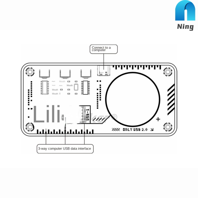 Bộ Điều Khiển Máy Tính Cổng Usb Có Đèn Rgb