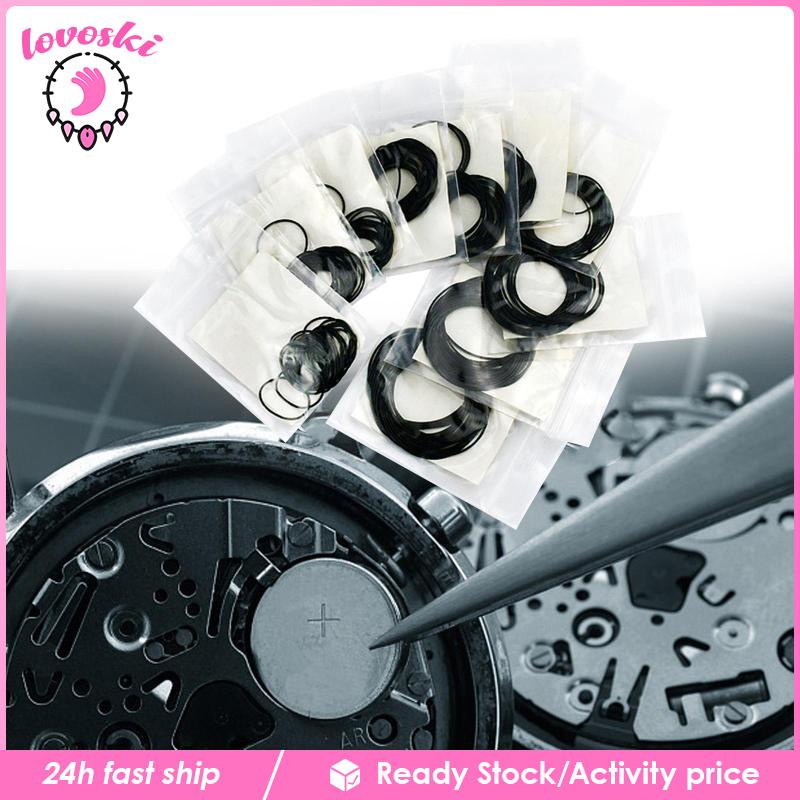 [Lovoski] 200 Vòng Đệm Lưng Đồng Hồ Chống Nước Nhiều Kích Cỡ Khác Nhau Sử Dụng Tại Nhà