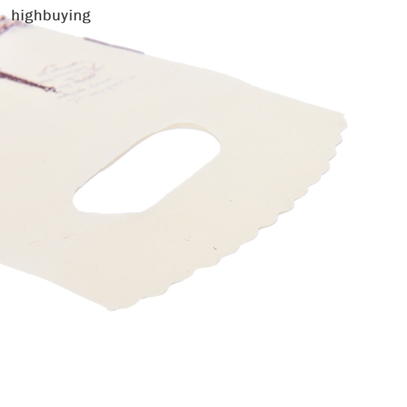 Set 100 Túi Mua Sắm Bằng Nhựa Có Tay Cầm Tiện Lợi