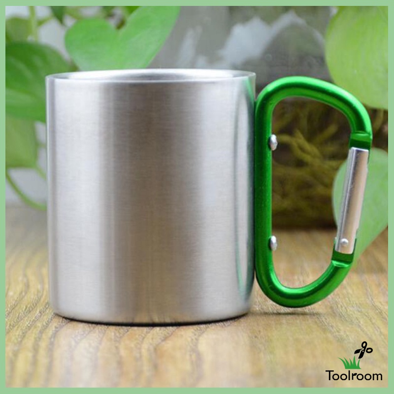 Cốc Kim Loại 150ml Dùng Đi Cắm Trại / Leo Núi Tiện Dụng