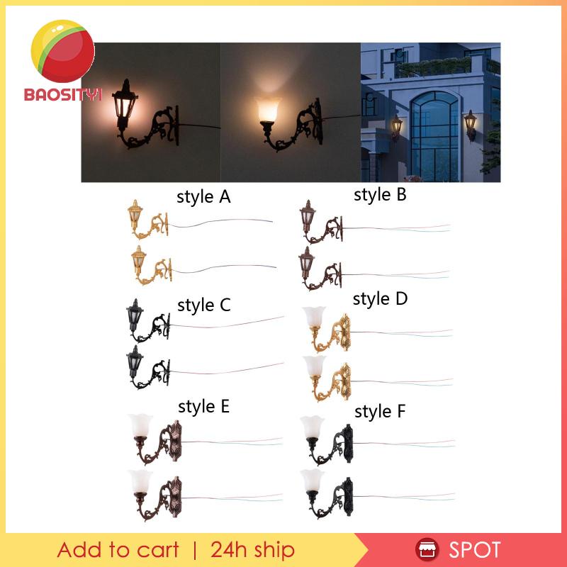 [Baosity1] Biểu Tượng Đèn LED Mini Phong Cách Đường Phố Trang Trí Nhà Búp Bê