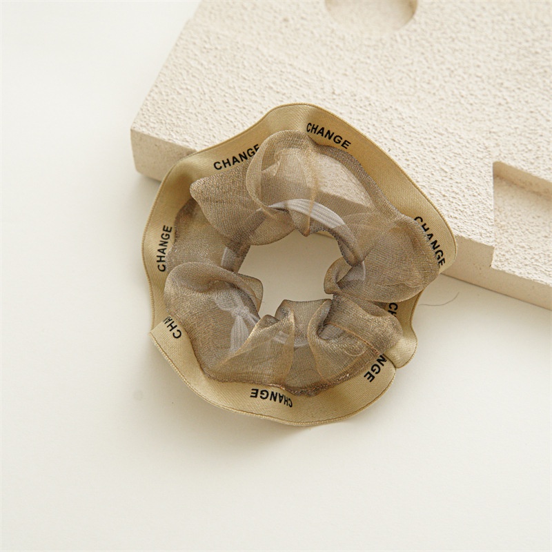 Dây Buộc Tóc Đuôi Ngựa Bằng Lưới Phong Cách Pháp Cổ Điển Thời Trang 2023