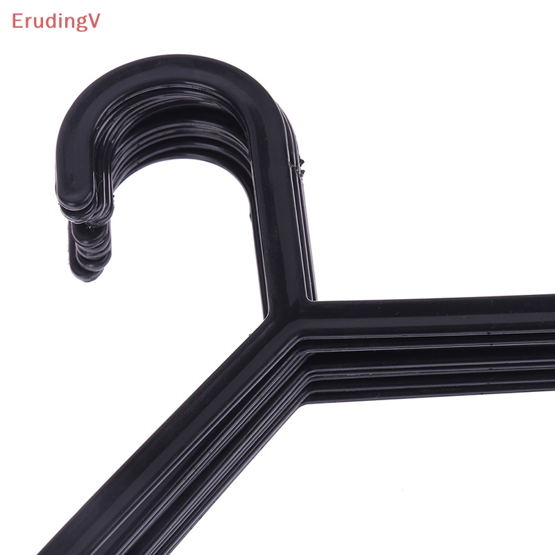 Bộ 10 Móc Nhựa Phơi Quần Áo Màu Đen Tiện Dụng Cho Người Lớn