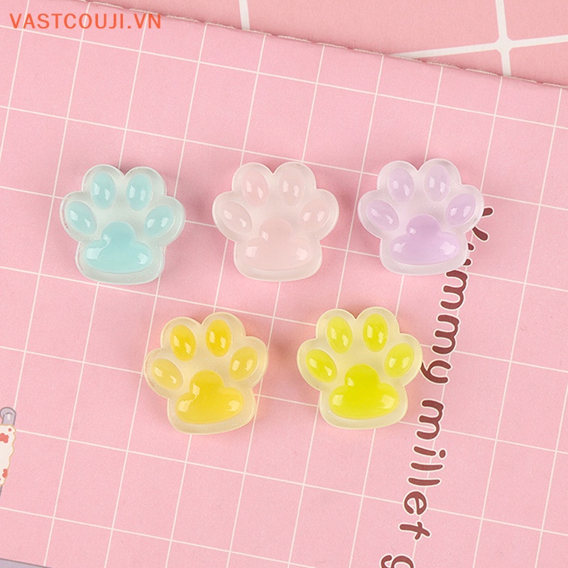 Bộ 5 Móng Vuốt Mèo Bằng Nhựa Resin Màu Sắc Ngẫu Nhiên DIY