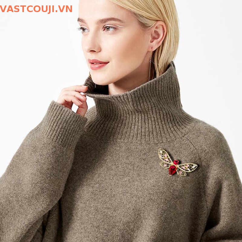 Ghim Cài Áo Hình Chú Ong VASTJI Thời Trang Dễ Phối Đồ