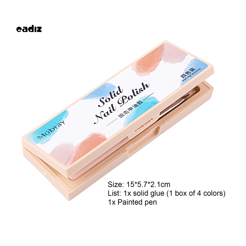 1 Bộ Gel Sơn Móng Tay Không Gây Kích Ứng Kèm Cọ Tiện Dụng DIY