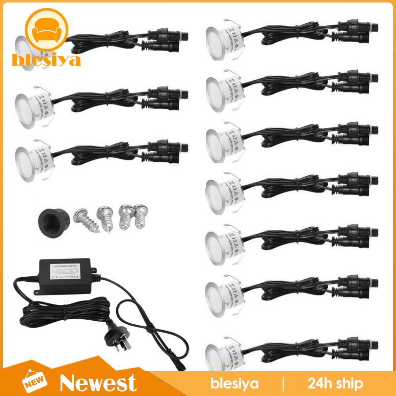 Bộ 10 Đèn LED Chống Thấm Nước Trang Trí Lối Đi Sân Vườn