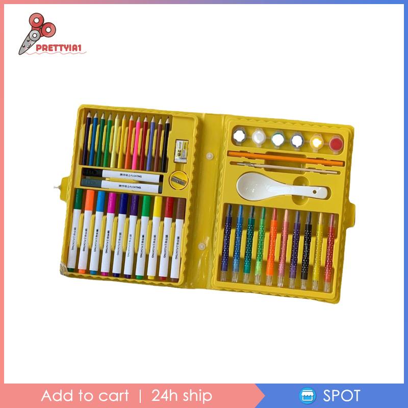 Set 1 / 46 Bút Vẽ Graffiti Kèm Muỗng Tiện Dụng Cho Gia Đình