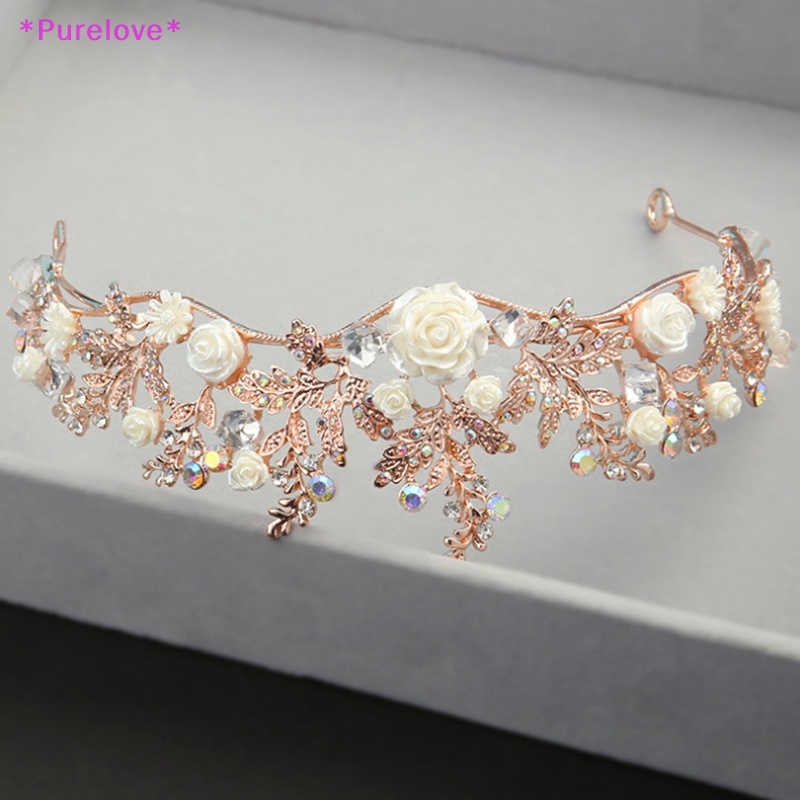 Vương Miện Cô Dâu Đính Đá Pha Lê Sang Trọng Mới