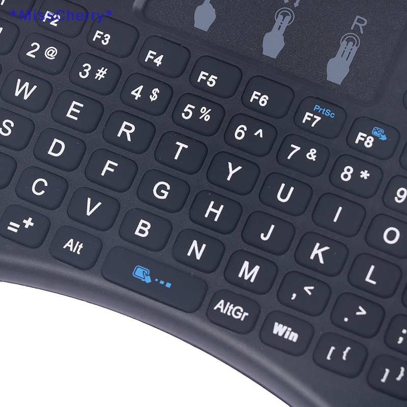 Bàn Phím Không Dây Mini 2.4G Hình Chuột Máy Tính Tiếng Anh Nga Mới