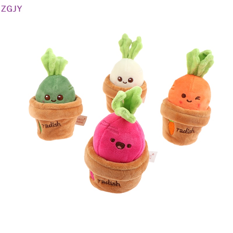 Móc Khóa Củ Cà Rốt Nhồi Bông Dễ Thương Mới