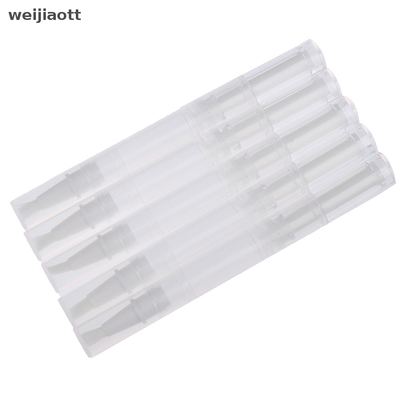 Set 5 Lọ Rỗng Đựng Dung Dịch Dưỡng Móng 3ML Kèm Cọ Tiện Dụng