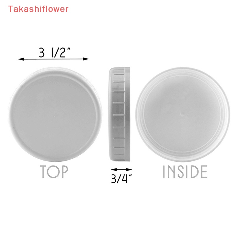 Bộ 10 Nắp Đậy Lọ Bằng Nhựa Đường Kính Trong 70mm / 86mm Chuyên Dụng