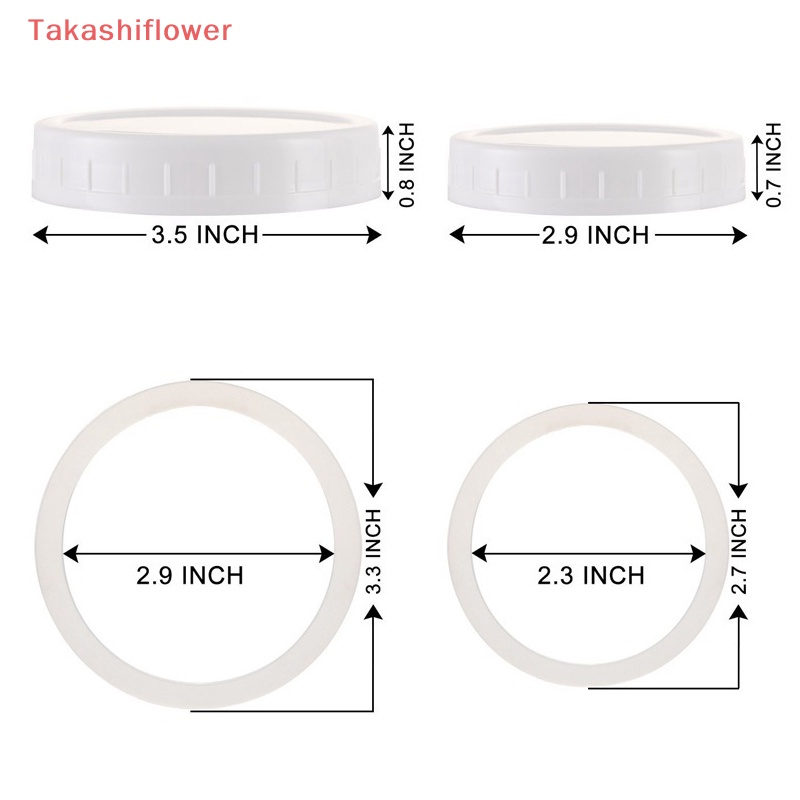 Bộ 10 Nắp Đậy Lọ Bằng Nhựa Đường Kính Trong 70mm / 86mm Chuyên Dụng
