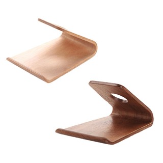 Phone Holder Creative Solid Wood Universal Mobile Desktop Stand Multifunction Tablet Support Charging Bracket Wooden Base [Q/11]