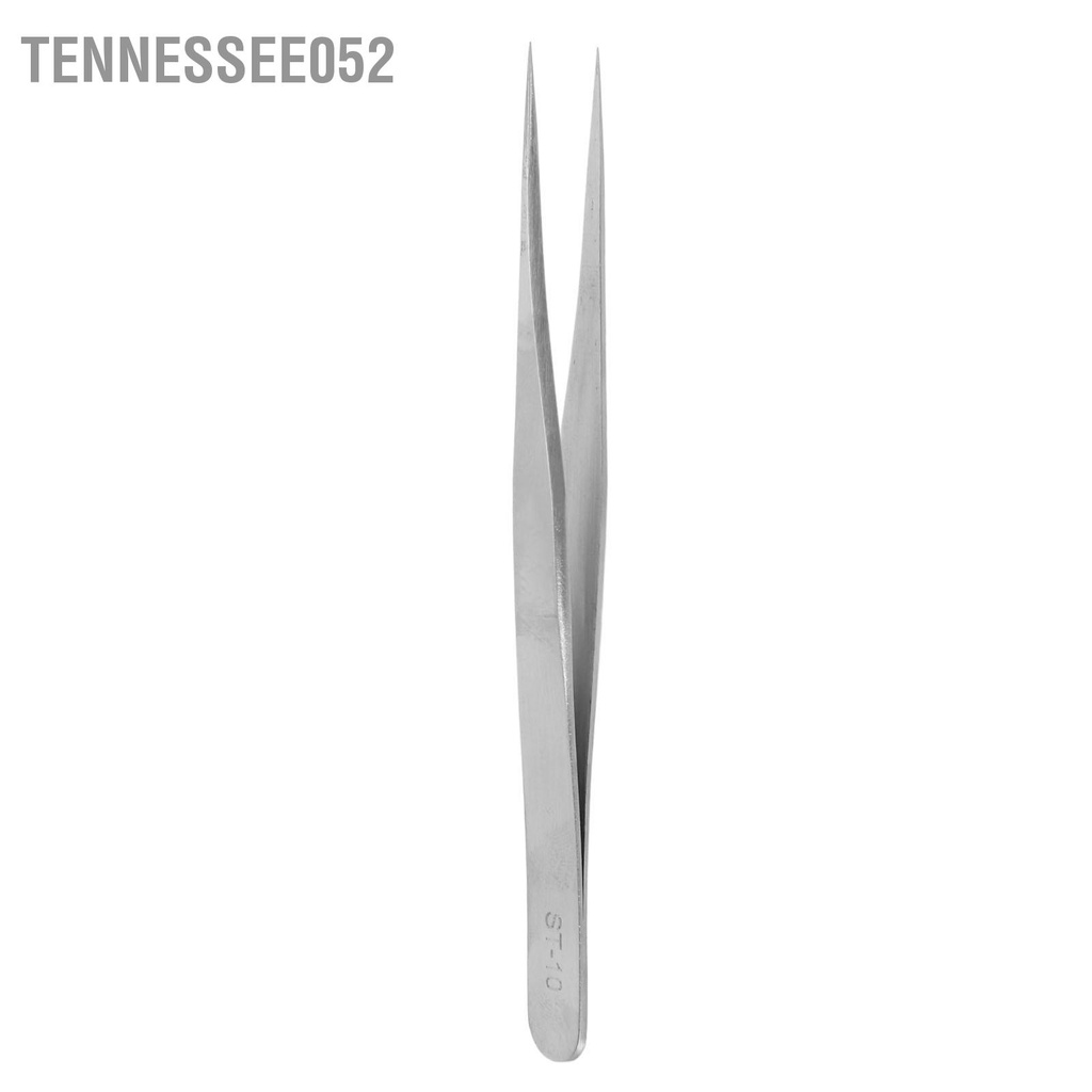 Tennessee052 Nhíp sửa chữa đồng hồ bằng thép không gỉ trang sức chính xác đầu nhọn cho linh kiện điện tử ST10