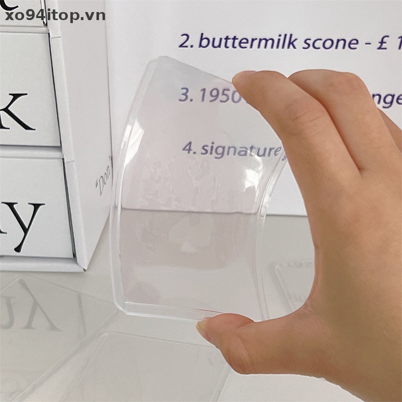 Set 10 Miếng Dán Goo Dày Dặn Trong Suốt Dùng Trang Trí Hộp Thẻ Sưu Tầm DIY