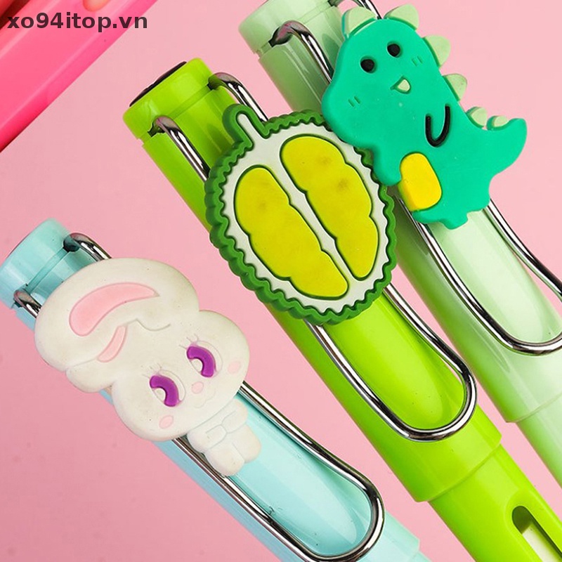 Bút Chì Kẹp Kèm Gôm Tẩy Hình Động Vật / Trái Cây Sáng Tạo