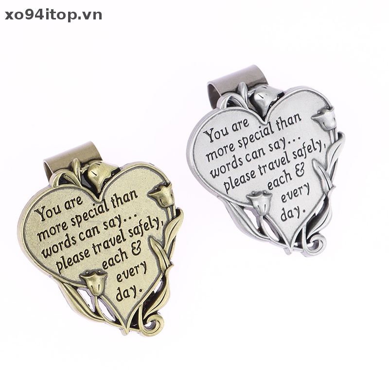 Xoitop Kẹp Gắn Kính Chắn Gió Xe Hơi Nhiều Kiểu Dáng Christopher Medal