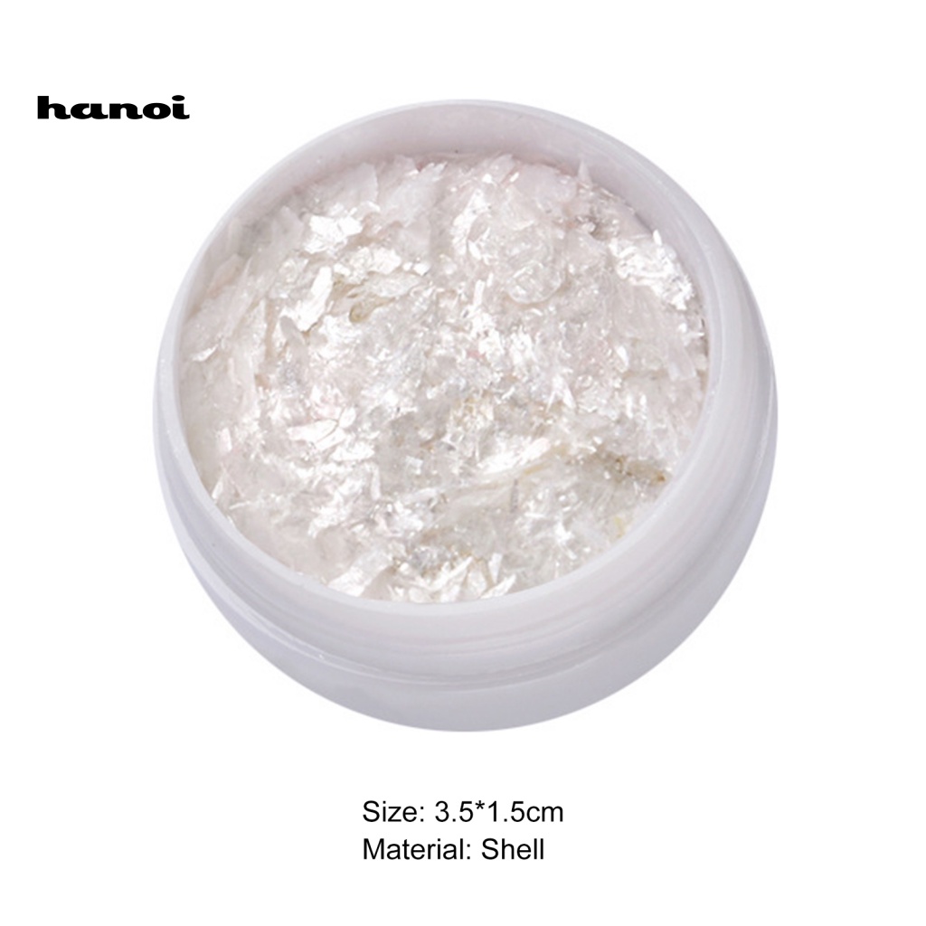 1 Hộp Kim Tuyến Lấp Lánh Vỏ Sò Trang Trí Móng Tay