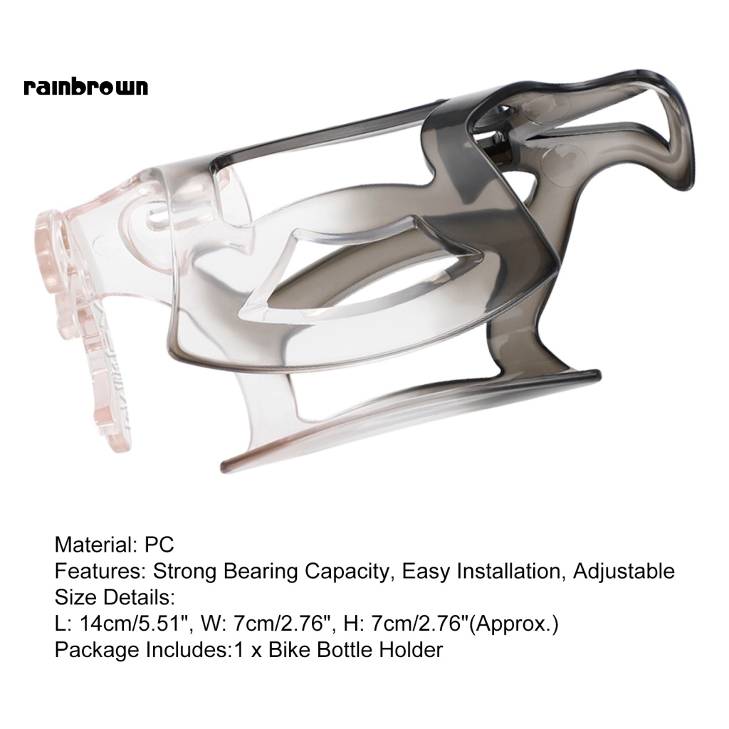 Giá Đỡ Bình Nước Bằng PC Màu Gradient Chống Rơi Chống Nước Thông Dụng Có Thể Điều Chỉnh Cho Xe Đạp MTB