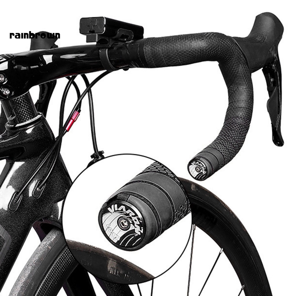 2 Nút Cắm Tay Cầm Xe Đạp Bằng Hợp Kim Nhôm Chống Mòn Thân Thiện Với Môi Trường