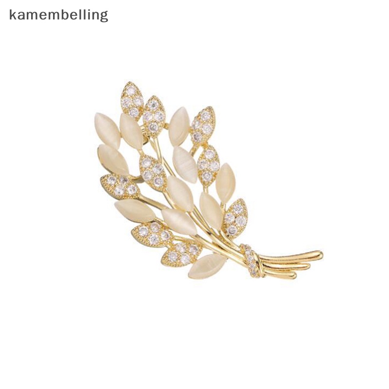 Ghim Cài Áo Hình Lúa Mạch Đính Đá Thời Trang Hàn Quốc