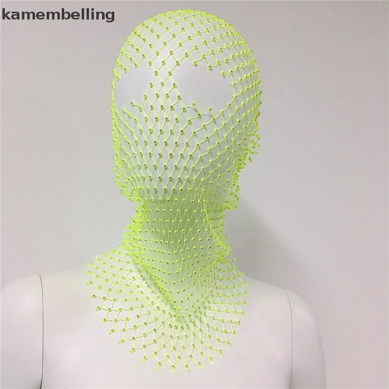 Kamembelling Khăn Trùm Đầu Co Giãn Đính Đá Lấp Lánh Dành Cho Nữ